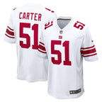 Abdul Carter New York Giants Nike First Round Pick Game Jersey - White/Red/Royal