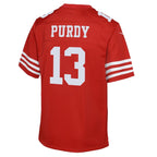 Brock Purdy San Francisco 49ers Nike Youth Game Jersey - Scarlet