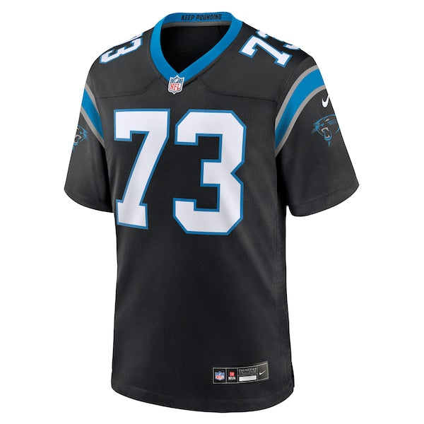 Rashard Lawrence Carolina Panthers Nike  Game Jersey -  Black