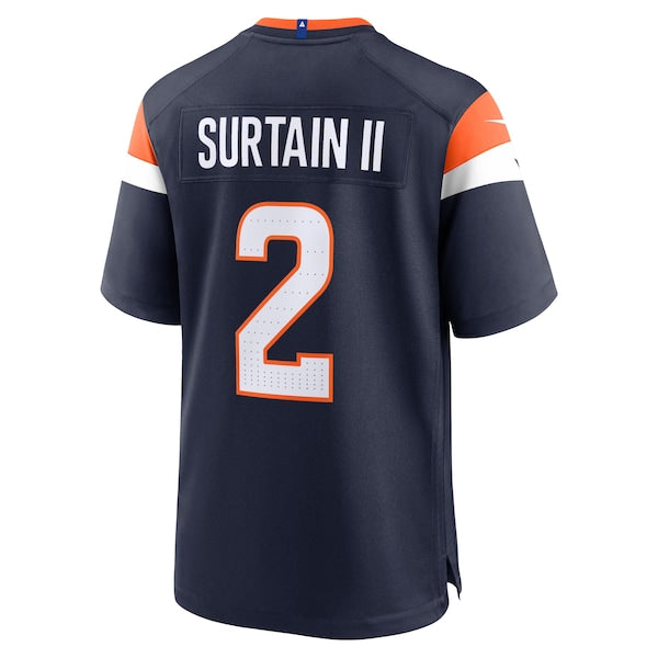 Patrick Surtain II Denver Broncos Nike Alternate Game Jersey - Navy/Orange/White