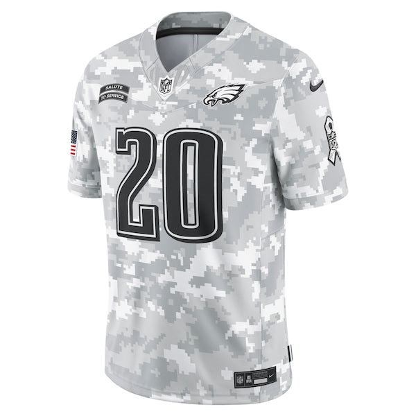 Brian Dawkins Philadelphia Eagles Nike 2024 Salute to Service Retired Player Limited Jersey - Arctic Camo