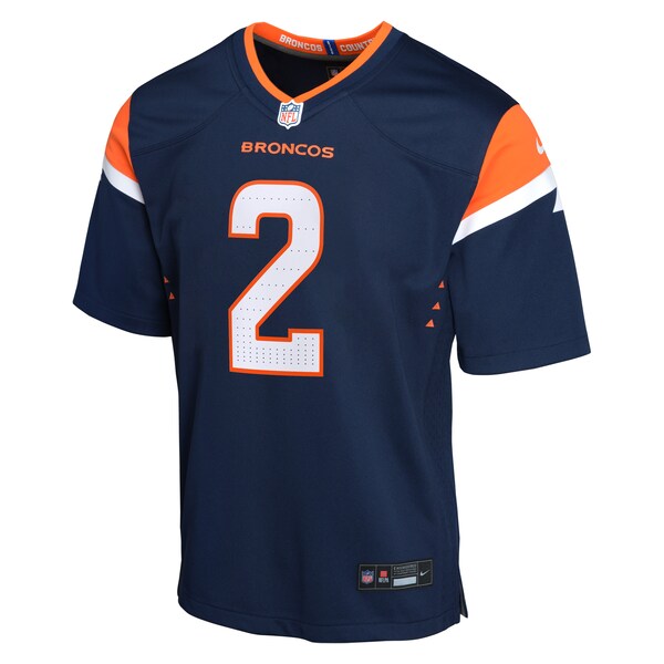Patrick Surtain II Denver Broncos Nike Youth Alternate Game Jersey - Navy/Orange/White