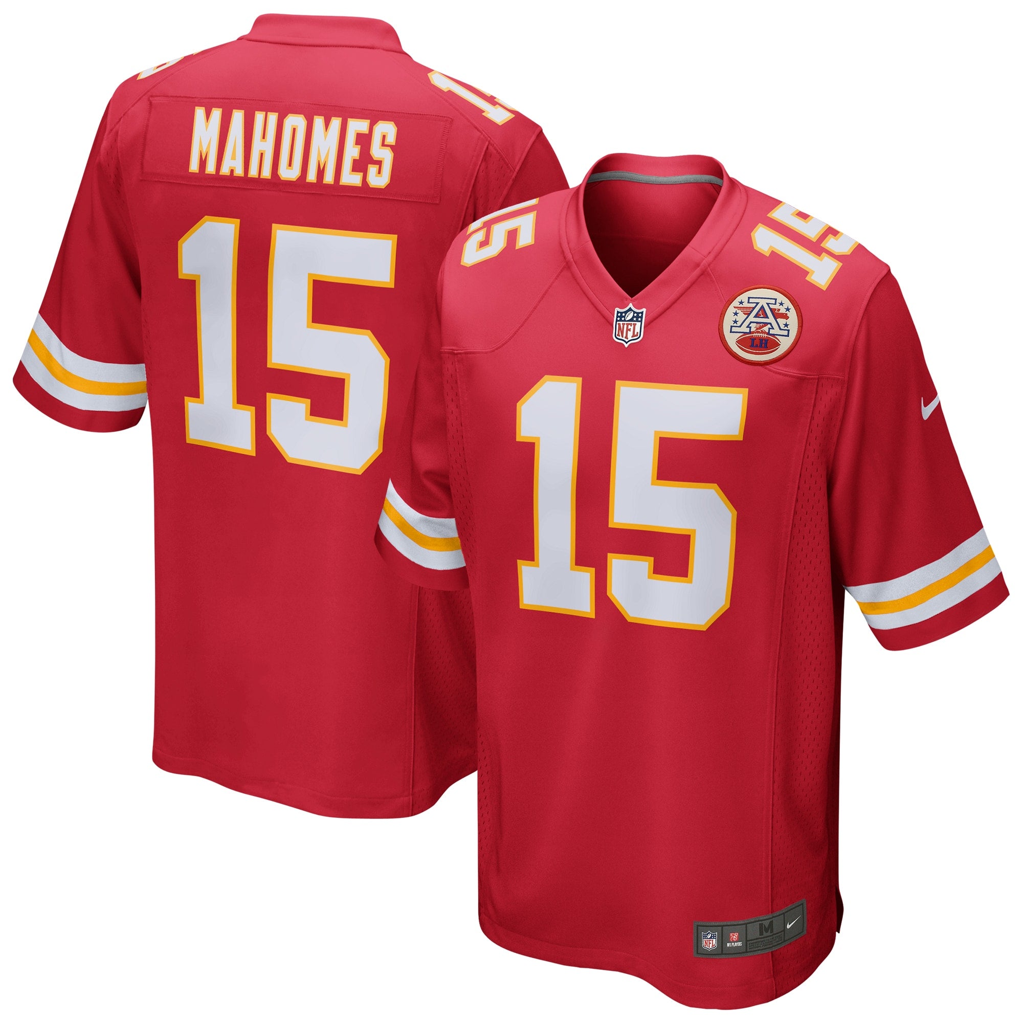 Patrick Mahomes Kansas City Chiefs Nike  Game Jersey -  White/Red
