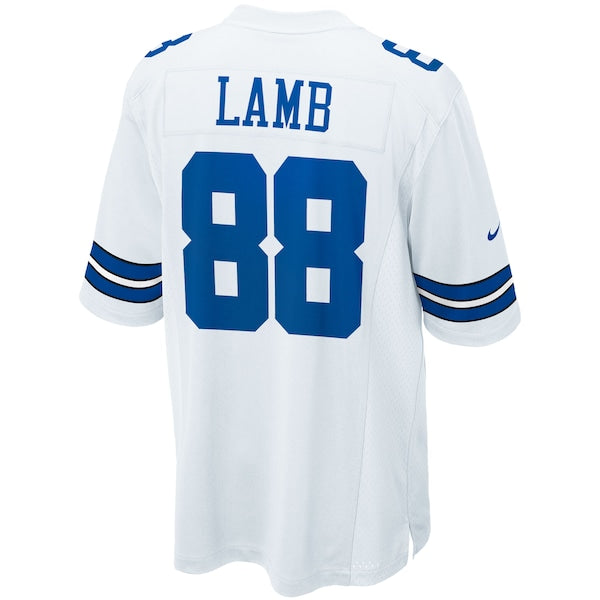 CeeDee Lamb Dallas Cowboys Nike Game Team Jersey - White/Navy