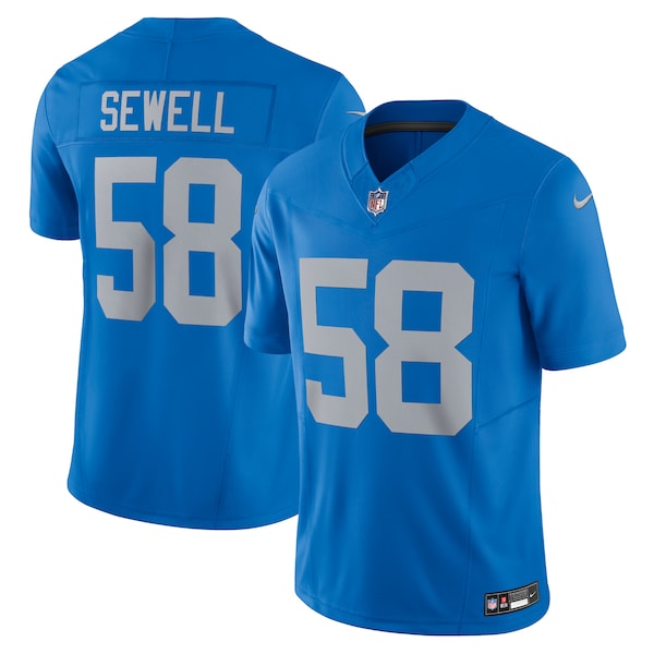 Penei Sewell Detroit Lions Nike Vapor F.U.S.E. Alternate Limited Jersey - Blue
