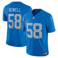 Penei Sewell Detroit Lions Nike Vapor F.U.S.E. Alternate Limited Jersey - Blue