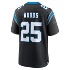 Xavier Woods Carolina Panthers Nike Team Game Jersey - Black
