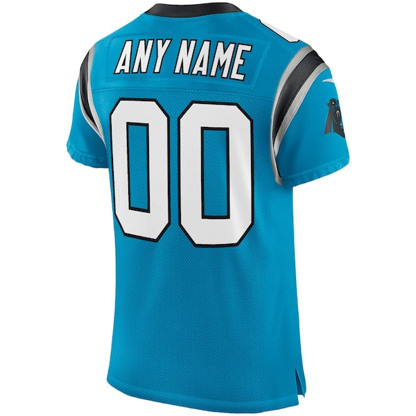 Carolina Panthers Nike Classic Elite Custom Jersey - Blue