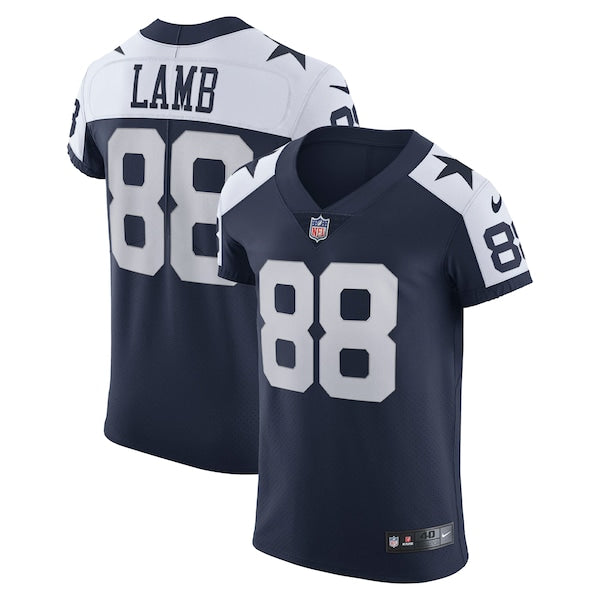 CeeDee Lamb Dallas Cowboys Nike Alternate Vapor Elite Jersey - Navy/White