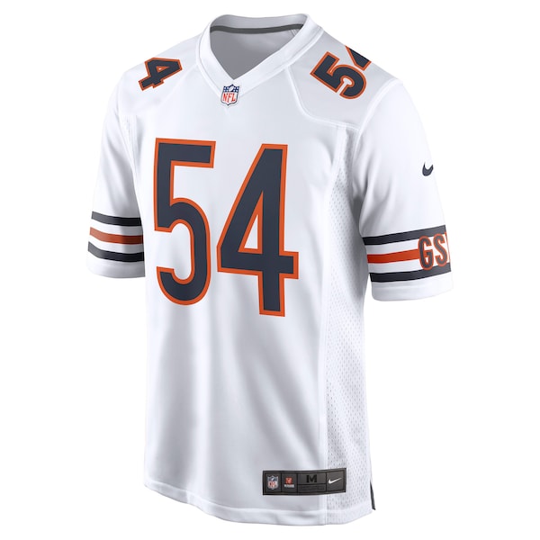 Brian Urlacher Chicago Bears Nike Retired Player Game Jersey - White/Navy/Orange
