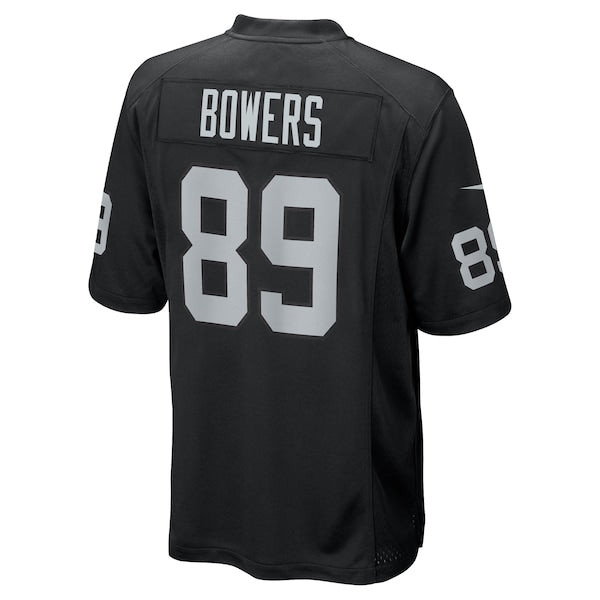 Brock Bowers Las Vegas Raiders Nike 2024 NFL Draft First Round Pick Player Game Jersey - Black