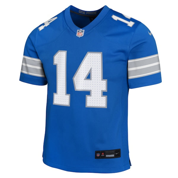 Amon-Ra St. Brown Detroit Lions Nike Youth Team Player Game Jersey - Blue