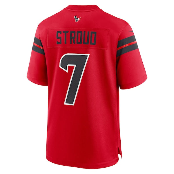 C.J. Stroud Houston Texans Nike Alternate Game Jersey - Red/Navy/White