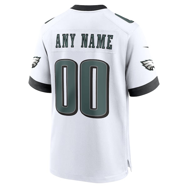 Philadelphia Eagles Nike Super Bowl LIX Custom Game Jersey - White
