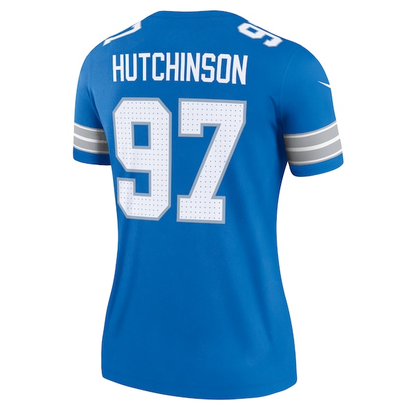 Aidan Hutchinson Detroit Lions Nike Women's Legend Jersey - Blue