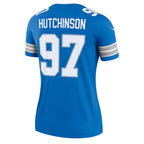 Aidan Hutchinson Detroit Lions Nike Women's Legend Jersey - Blue