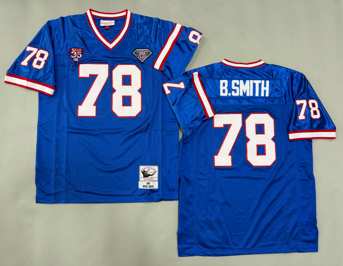 Bruce Smith Buffalo Bills Authentic Throwback Retired Player Jersey