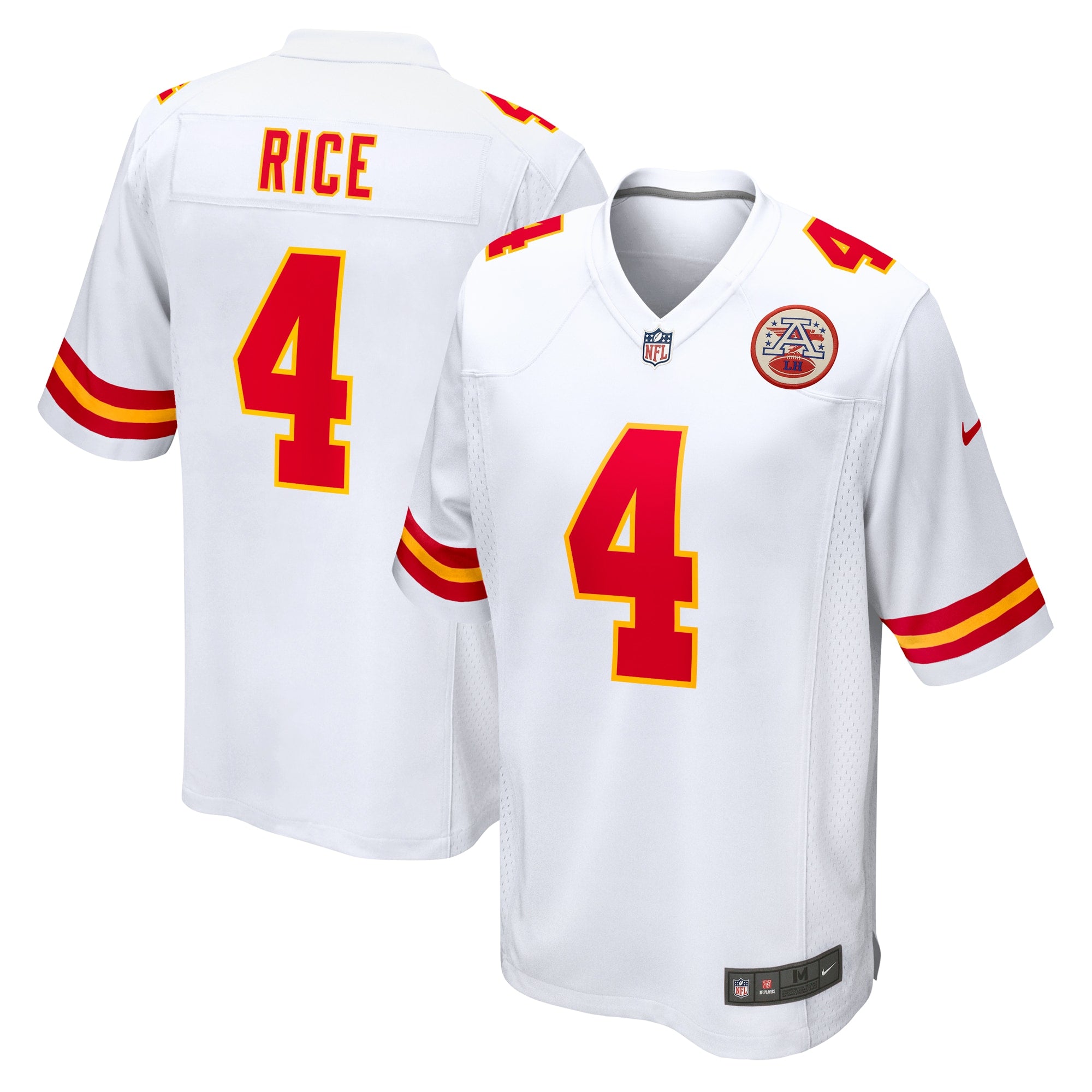 Rashee Rice Kansas City Chiefs Nike  Game Jersey -  Red/White