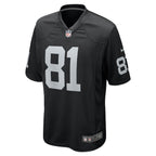 Austin Hooper Las Vegas Raiders Nike Team Game Jersey -  Black