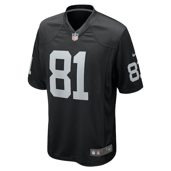 Austin Hooper Las Vegas Raiders Nike Team Game Jersey -  Black