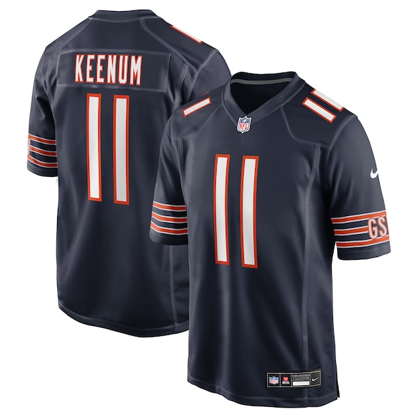 Case Keenum Chicago Bears Nike Team Game Jersey -  Navy