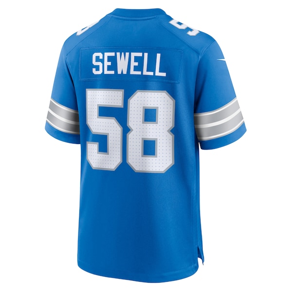 Penei Sewell Detroit Lions Nike Game Jersey - Blue/Black