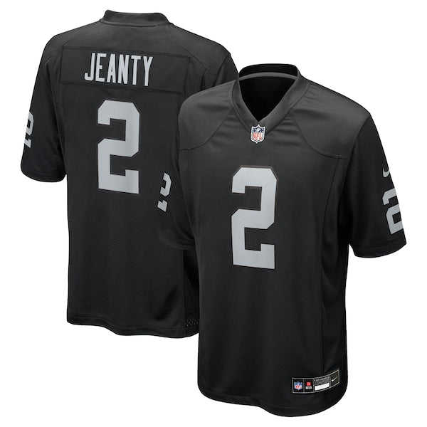 Ashton Jeanty Las Vegas Raiders Nike 2025 NFL Draft First Round Pick Game Jersey - Black