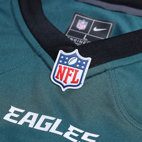 Byron Young Philadelphia Eagles Nike Team Game Jersey - Midnight Green