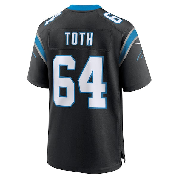 Brett Toth Carolina Panthers Nike  Game Jersey -  Black