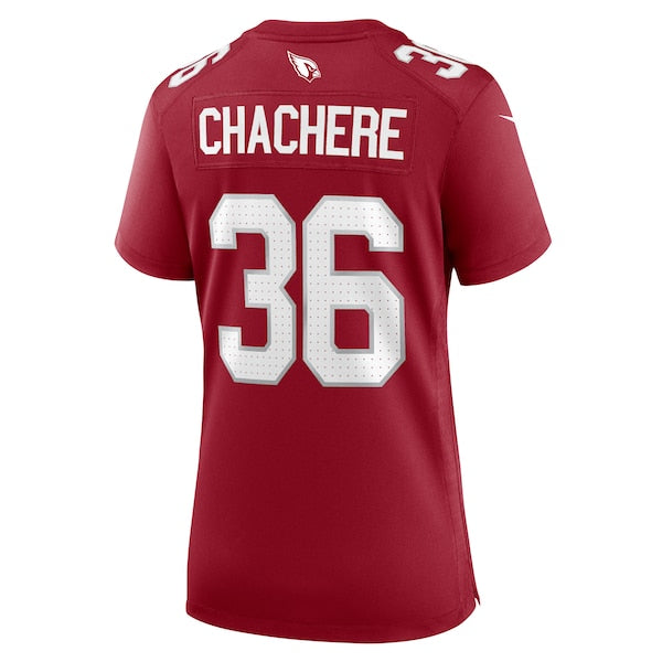 Andre Chachere Arizona Cardinals Nike Women's Team Game Jersey -  Cardinal