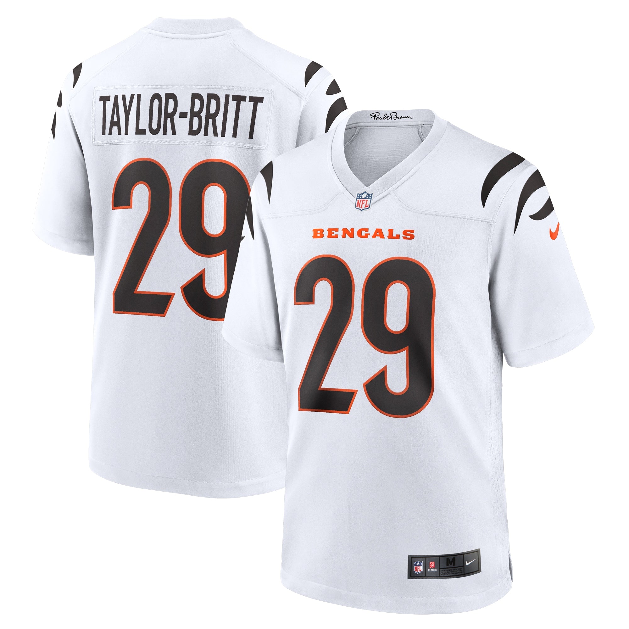 Cam Taylor-Britt Cincinnati Bengals Nike Alternate Game Jersey -  Orange/Black/White