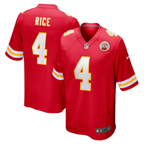 Rashee Rice Kansas City Chiefs Nike  Game Jersey -  Red/White