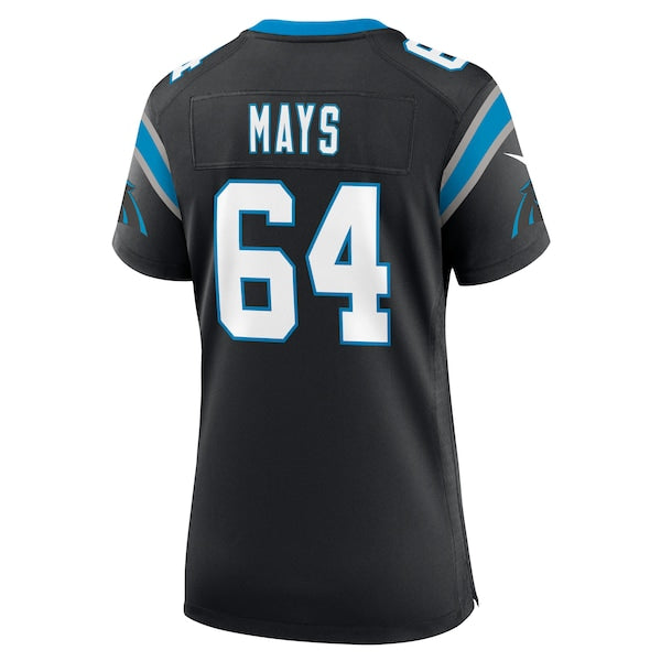 Cade Mays Carolina Panthers Nike Women's Team Game Jersey -  Black
