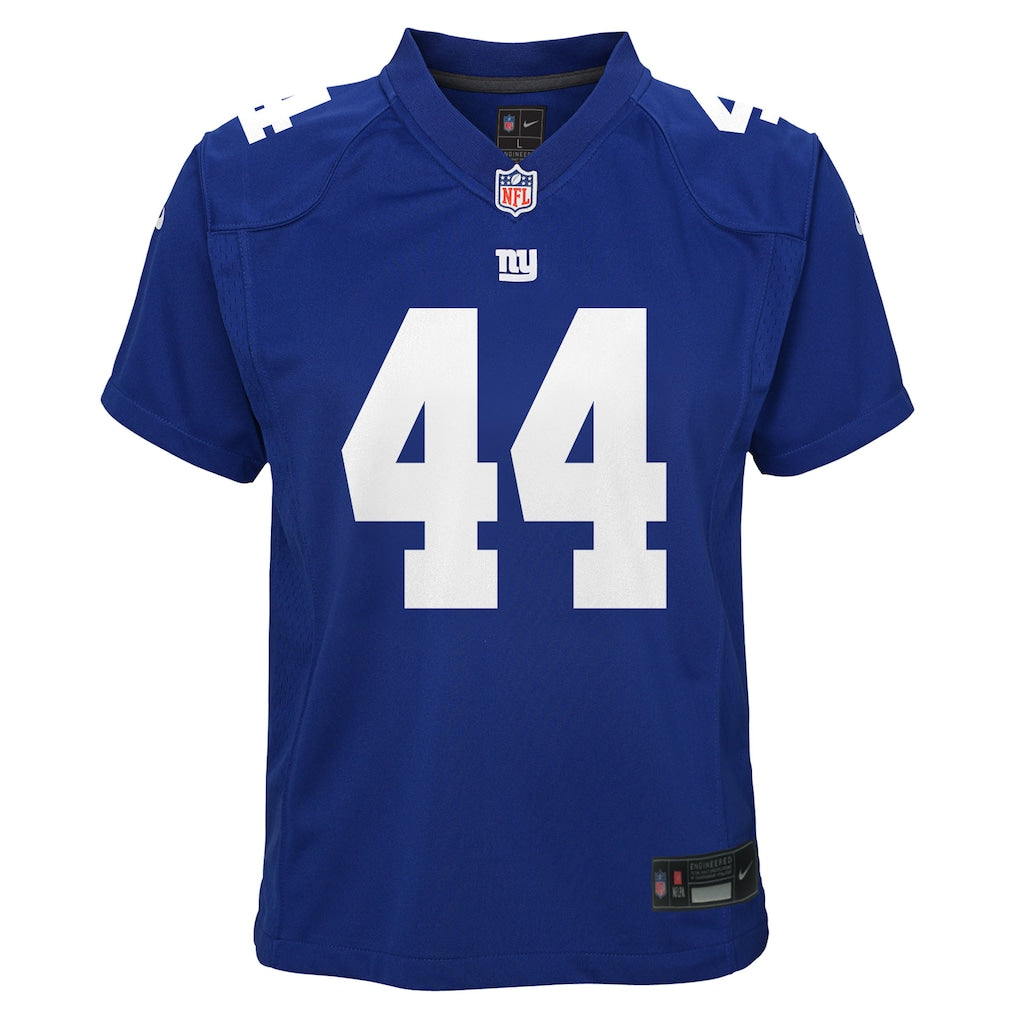 Cam Skattebo New York Giants Youth Nike Team Game Player Jersey - Royal