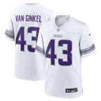 Andrew Van Ginkel Minnesota Vikings Nike Alternate Game Jersey -  White/Purple