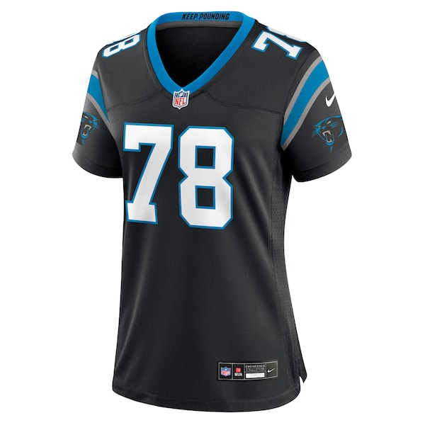 Popo Aumavae Carolina Panthers Nike Women's Team Game Jersey -  Black