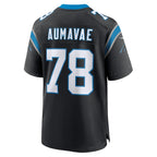 Popo Aumavae Carolina Panthers Nike Team Game Jersey -  Black