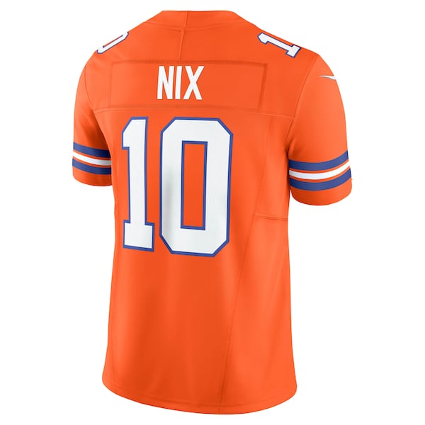Bo Nix Denver Broncos Nike Vapor F.U.S.E. Limited Jersey - Orange