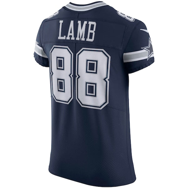 CeeDee Lamb Dallas Cowboys Nike Vapor Elite Jersey - Navy/White