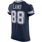 CeeDee Lamb Dallas Cowboys Nike Vapor Elite Jersey - Navy/White