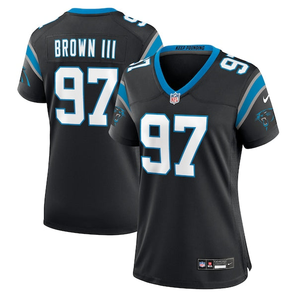 Bobby Brown III Carolina Panthers Nike Women's Team Game Jersey -  Black