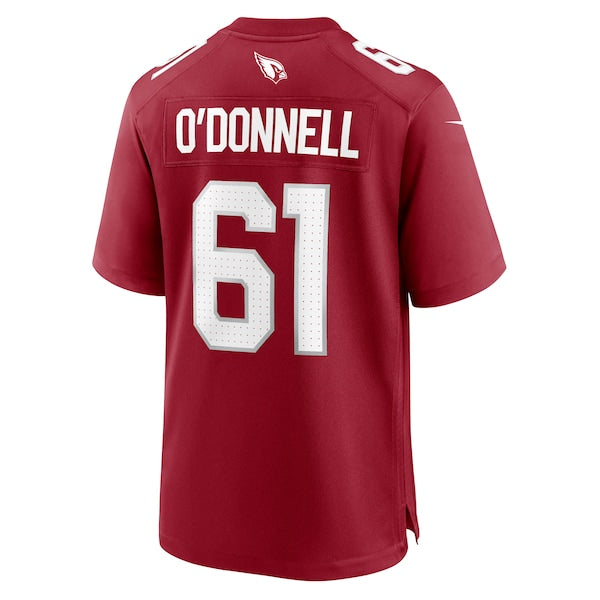 Carter O'Donnell Arizona Cardinals Nike Team Game Jersey -  Cardinal
