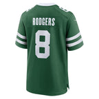 Aaron Rodgers New York Jets Nike Game Jersey - Legacy Green