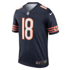 Caleb Williams Chicago Bears Nike Team Legend Player Performance Top - Navy/Orange