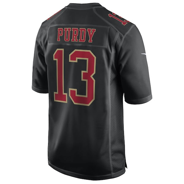 Brock Purdy San Francisco 49ers Nike Fashion Game Jersey - Carbon Black