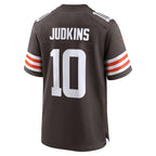 Quinshon Judkins Cleveland Browns Nike 2025 NFL Draft Game Jersey - Brown