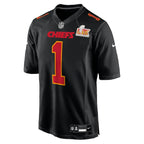 Xavier Worthy Kansas City Chiefs Nike Super Bowl LIX Fashion Game Jersey - Carbon Black