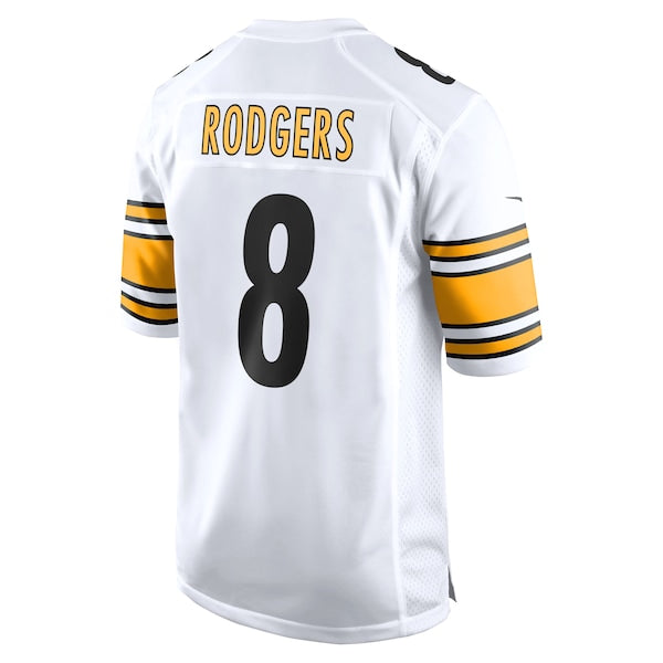 Aaron Rodgers Pittsburgh Steelers Nike Game Jersey - White/Black