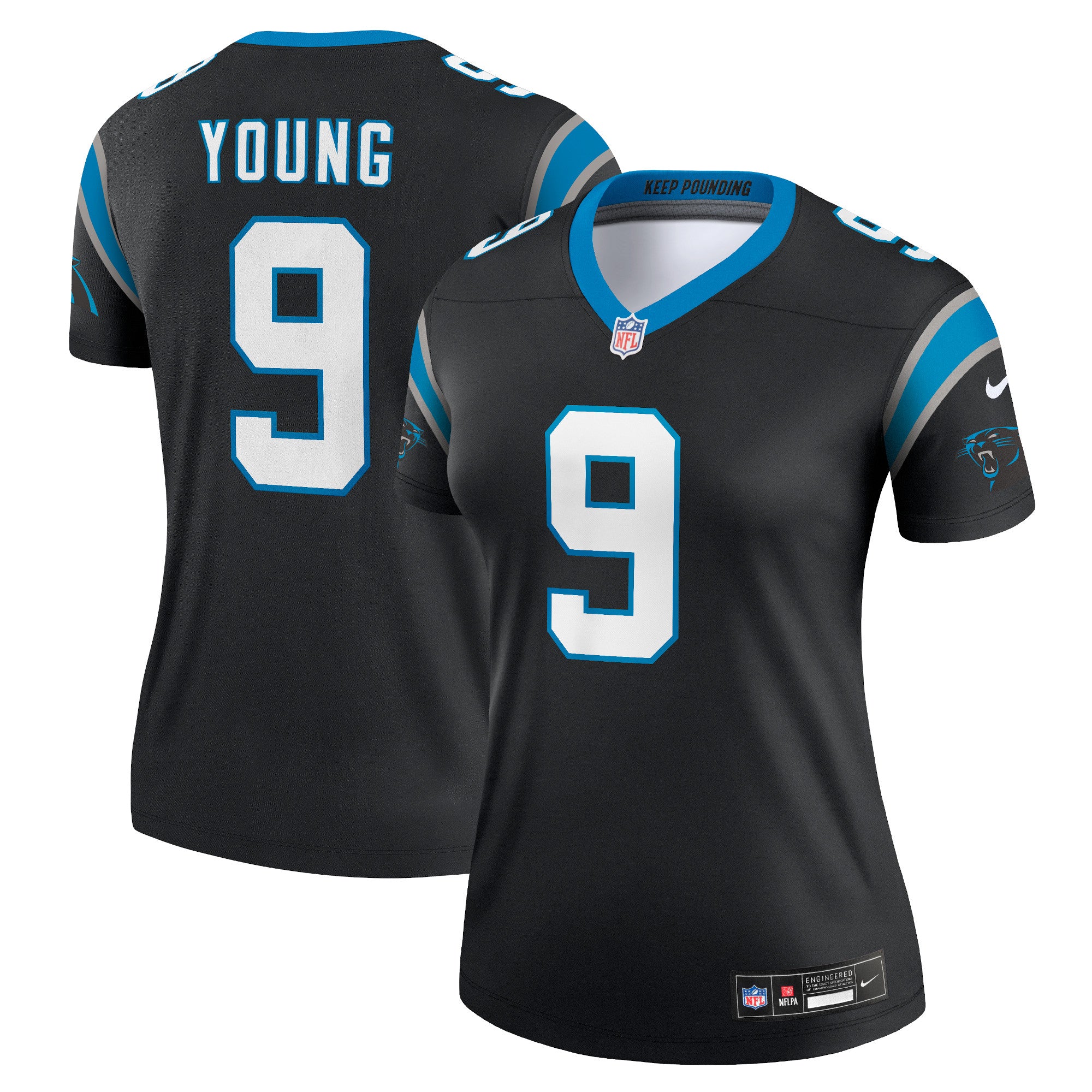 Bryce Young Carolina Panthers Nike Women's  Legend Jersey - Blue/Black