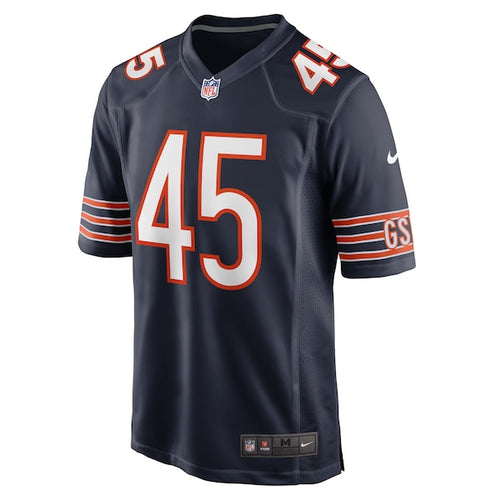 Amen Ogbongbemiga Chicago Bears Nike  Game Jersey -  Navy